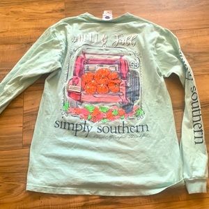 Simply Southern Shirt “hello fall” size small